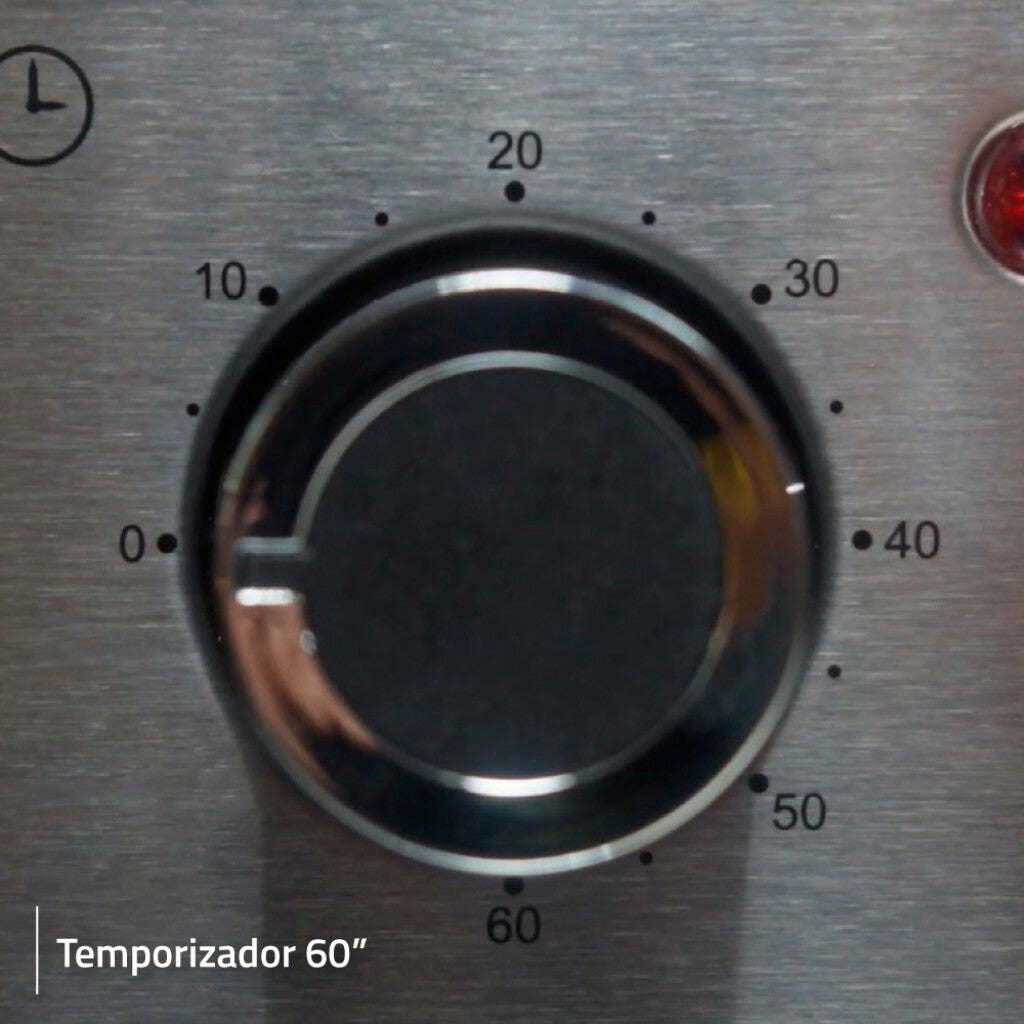 horno freidora sin aceite 22 lts acero inox