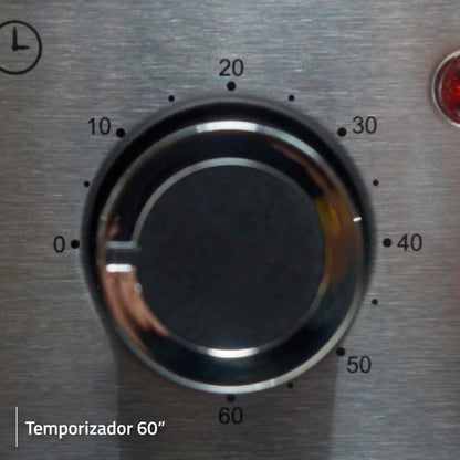 horno freidora sin aceite 22 lts acero inox