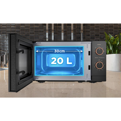 Horno microondas 20L Inverter Midea XmartWave Negro MMOP01MZ-MMPFBK