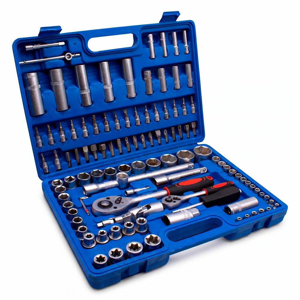 JUEGO DE DADO Y PUNTA 1/2”-1/4” 108P LH-2660