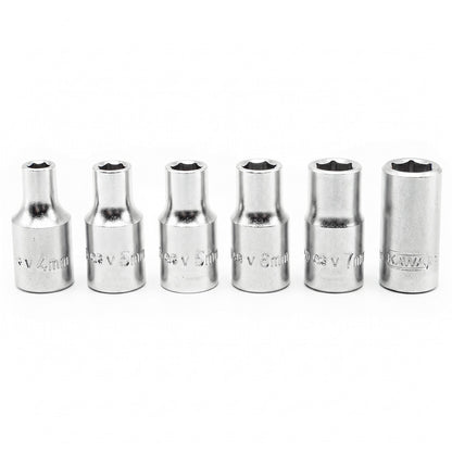 JUEGO DE DADO Y PUNTA 1/2”-1/4” 72PZ MAKAWA TW-72P