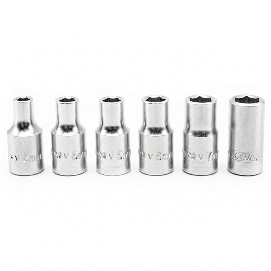 JUEGO DE DADO Y PUNTA 1/2”-1/4” 72PZ MAKAWA TW-72P