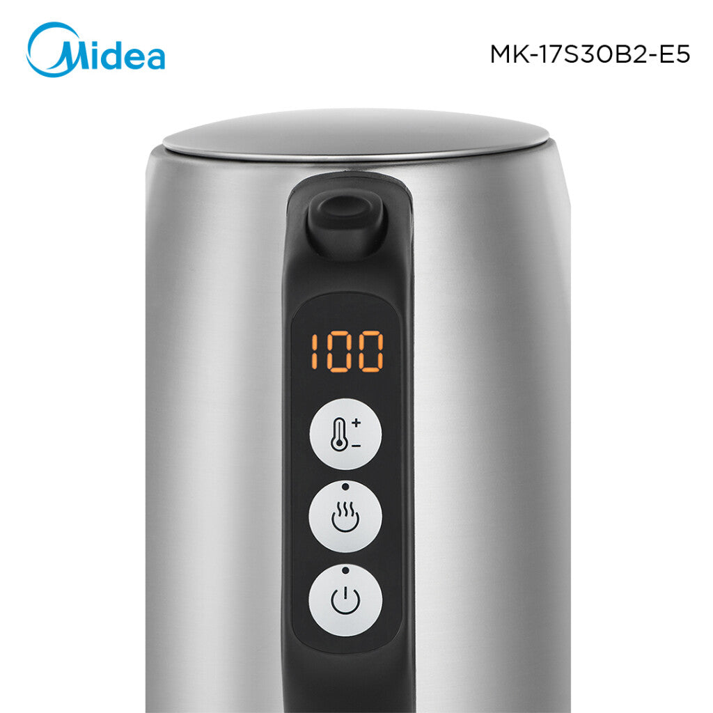 Jarra eléctrica Midea 1,7L Inox MK-17S30B2-E5