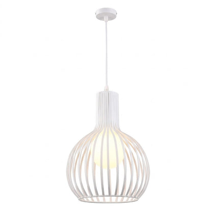 Campana de Aluminio y madera estilo nórdico