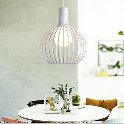 Campana de Aluminio y madera estilo nórdico