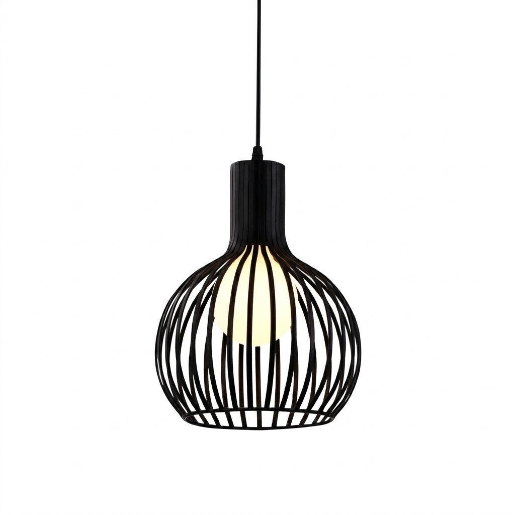Campana de Aluminio y madera estilo nórdico