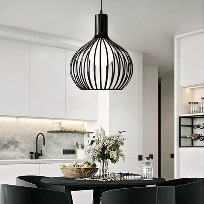 Campana de Aluminio y madera estilo nórdico