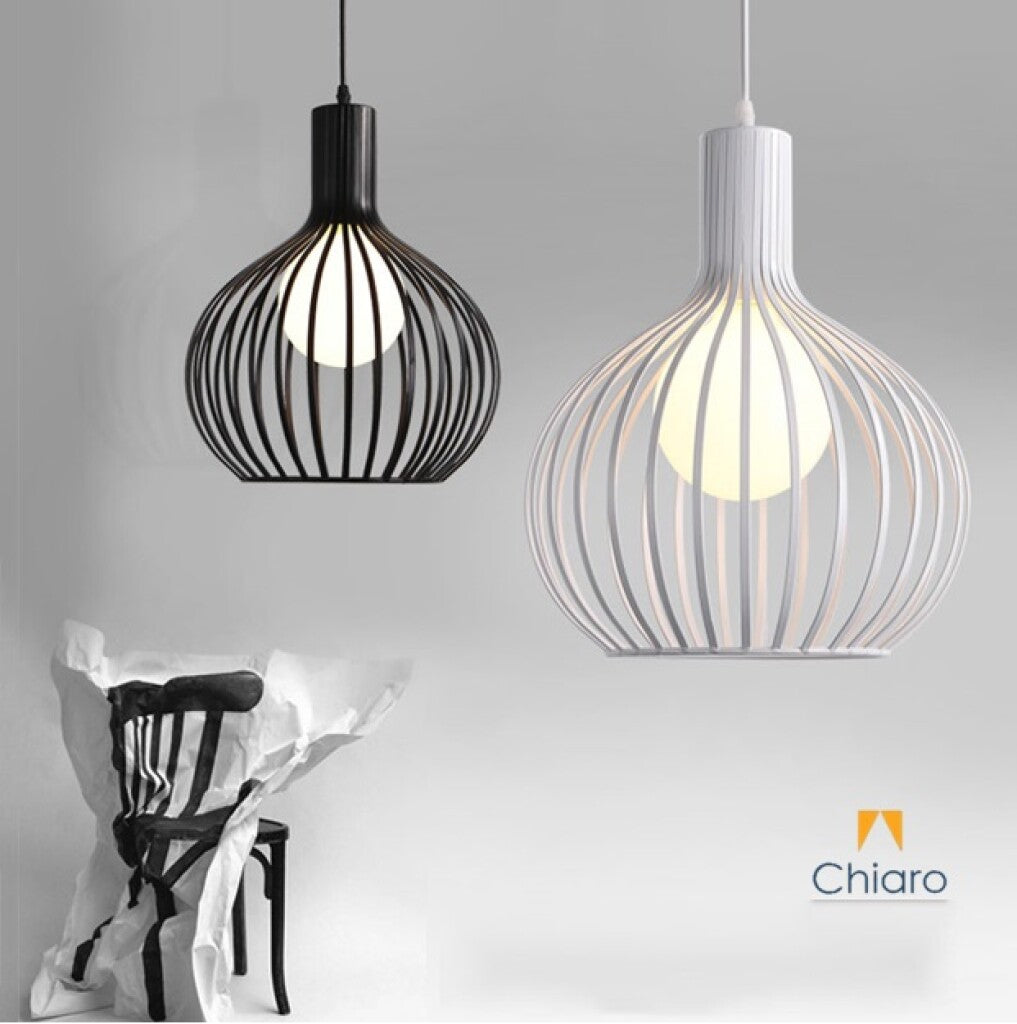 Campana de Aluminio y madera estilo nórdico