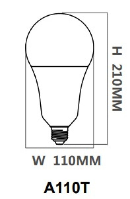 Lampara LED Alta potencia 27W E27