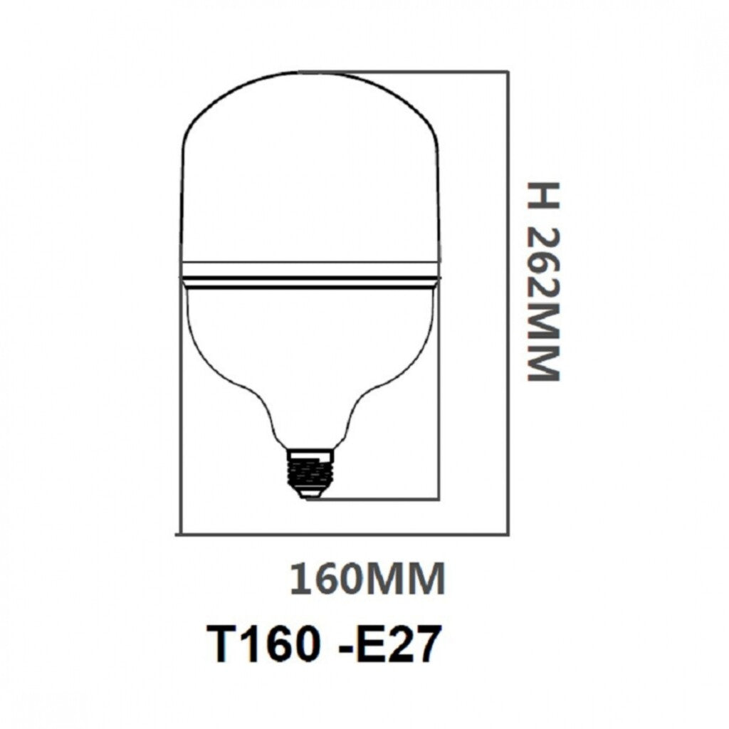 Lampara LED Alta potencia 55W E27