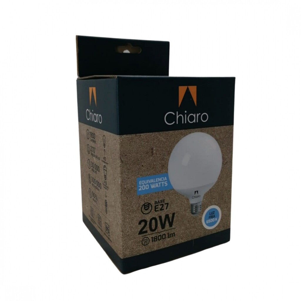 Lampara Led Globo opal 20w G125 E27