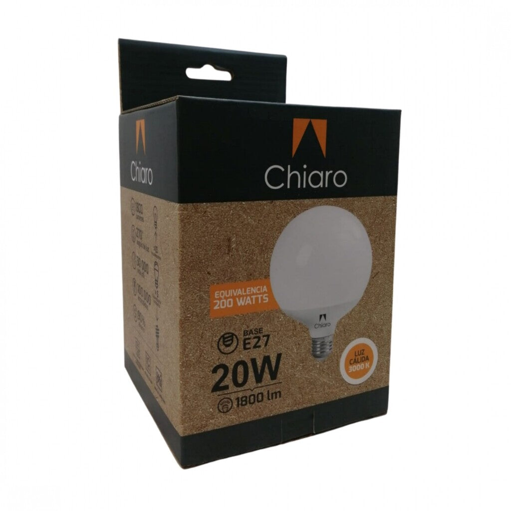 Lampara Led Globo opal 20w G125 E27