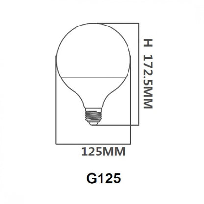 Lampara Led Globo opal 20w G125 E27