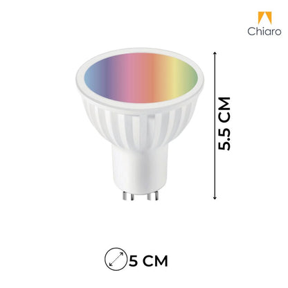 Lampara LED INTELIGENTE WIFI RGB GU10