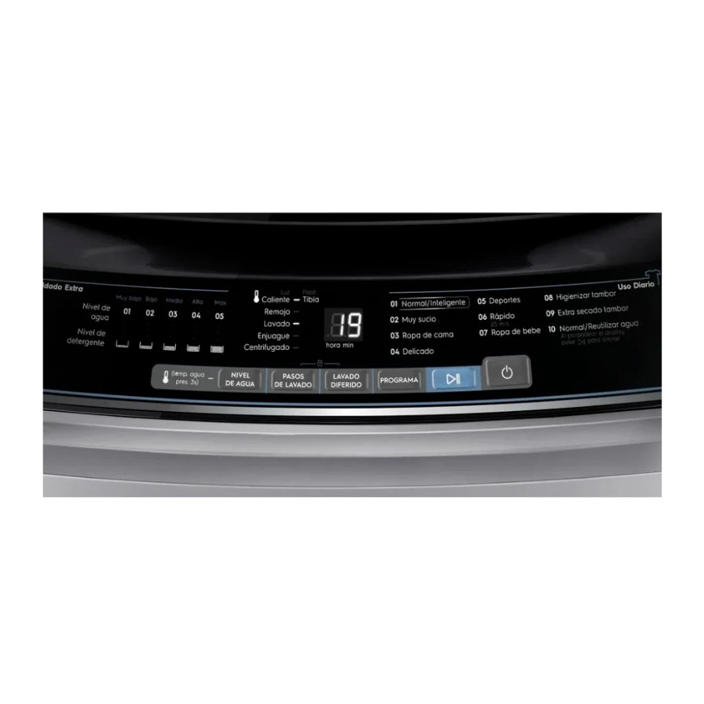 lavarropa carga superior 9.5 electrolux