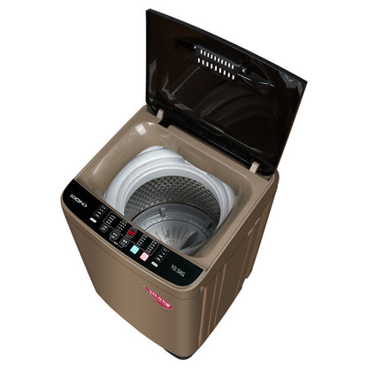 lavarropa vertical de carga superior con bomba 10,5 kg
