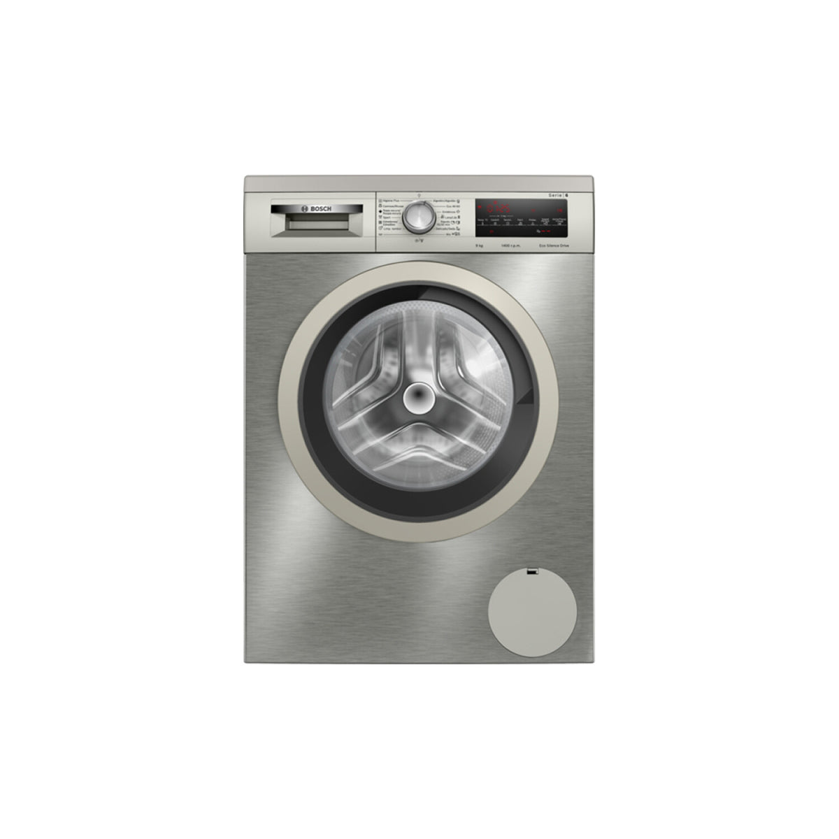 Lavarropas Bosch Inverter WUU28T6KES 9 kg Acero Inox