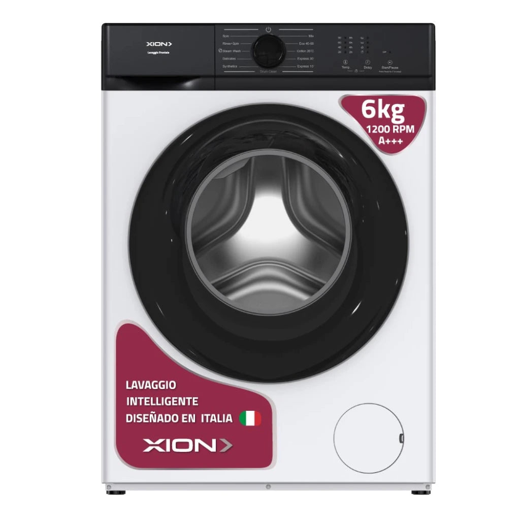 lavarropas inverter xion carga frontal - 6 kgs