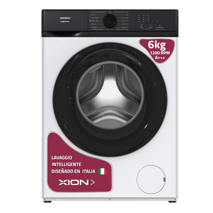 lavarropas inverter xion carga frontal - 6 kgs