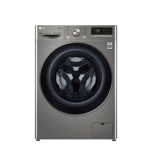 Lavasecarropas frontal inverter LG 12Kg WD12VVC4S6C
