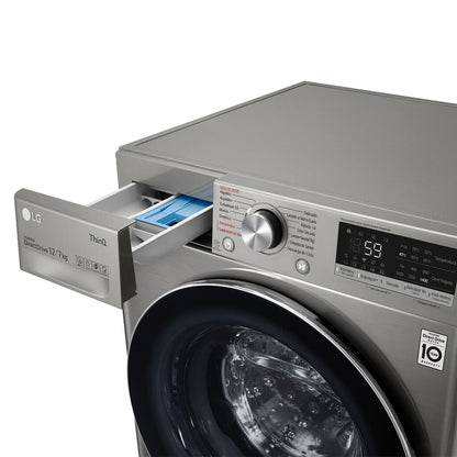 Lavasecarropas frontal inverter LG 12Kg WD12VVC4S6C