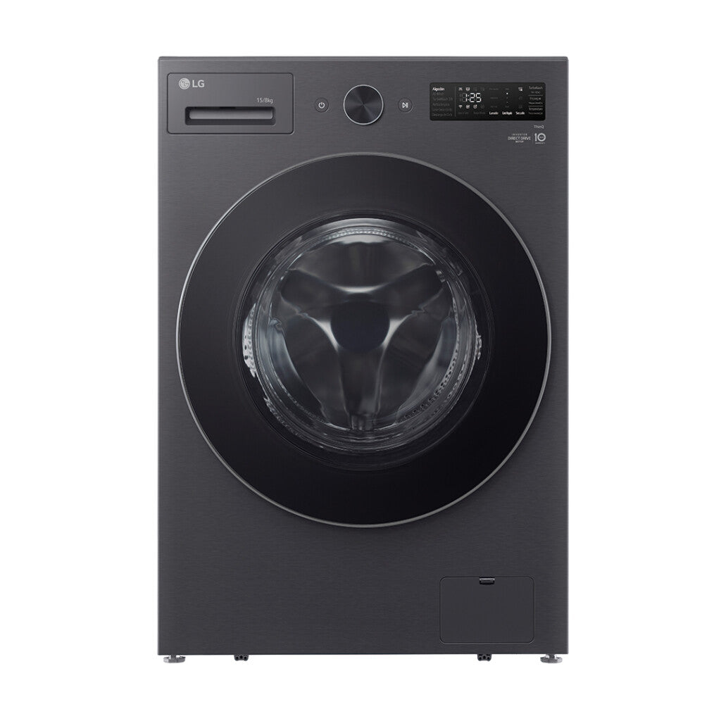 Lavasecarropas frontal inverter LG 15Kg WD15EBNTSPG
