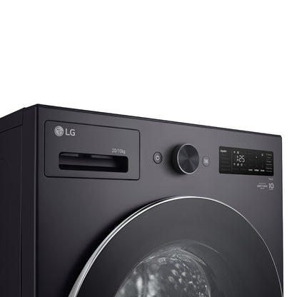 Lavasecarropas frontal inverter LG 20Kg WD20EGNTSPG