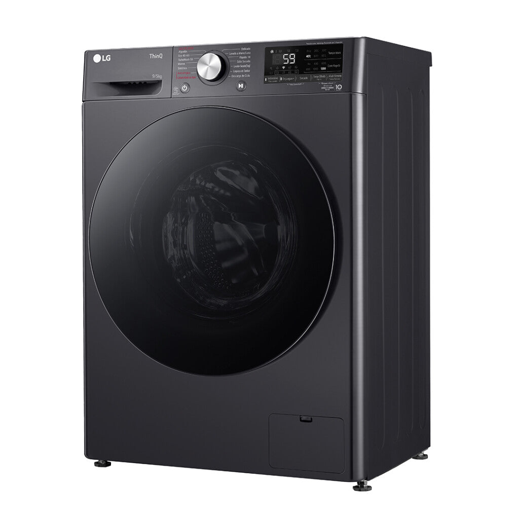 Lavasecarropas frontal inverter LG 9Kg WD9MVC4S6