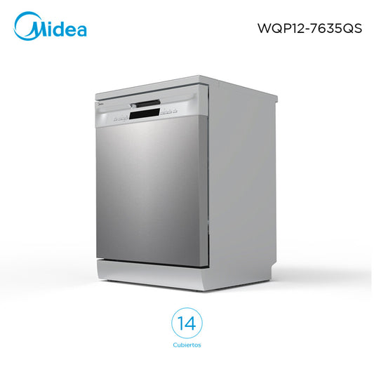 Lavavajillas Inox 14C Midea WQP127635QS