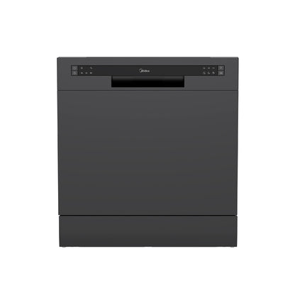Lavavajillas Negro 8C Midea MDWTT0802GB