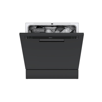 Lavavajillas Negro 8C Midea MDWTT0802GB