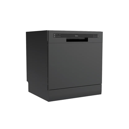Lavavajillas Negro 8C Midea MDWTT0802GB