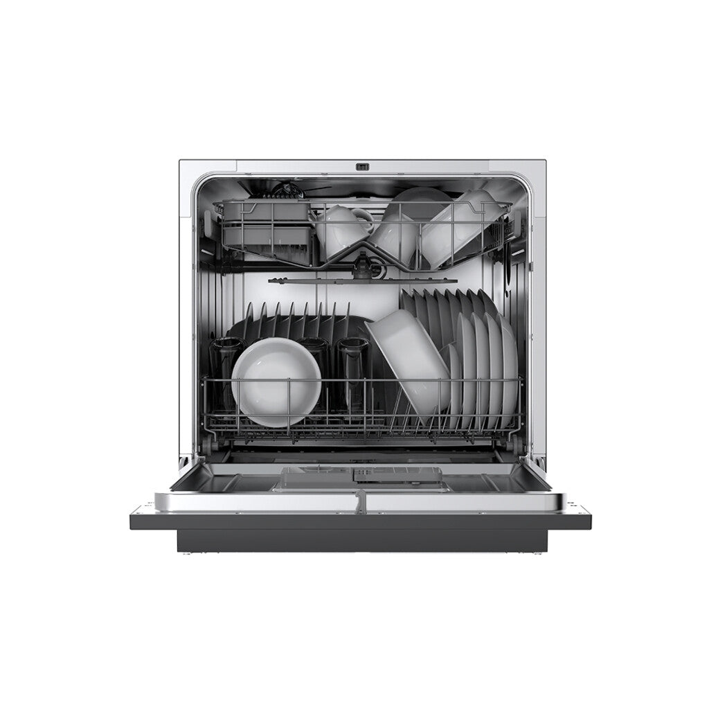 Lavavajillas Negro 8C Midea MDWTT0802GB