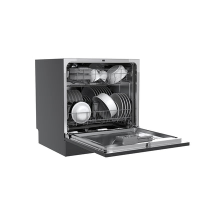 Lavavajillas Negro 8C Midea MDWTT0802GB