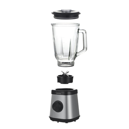 Licuadora Midea 1,5L Jarra de vidrio BL1010W