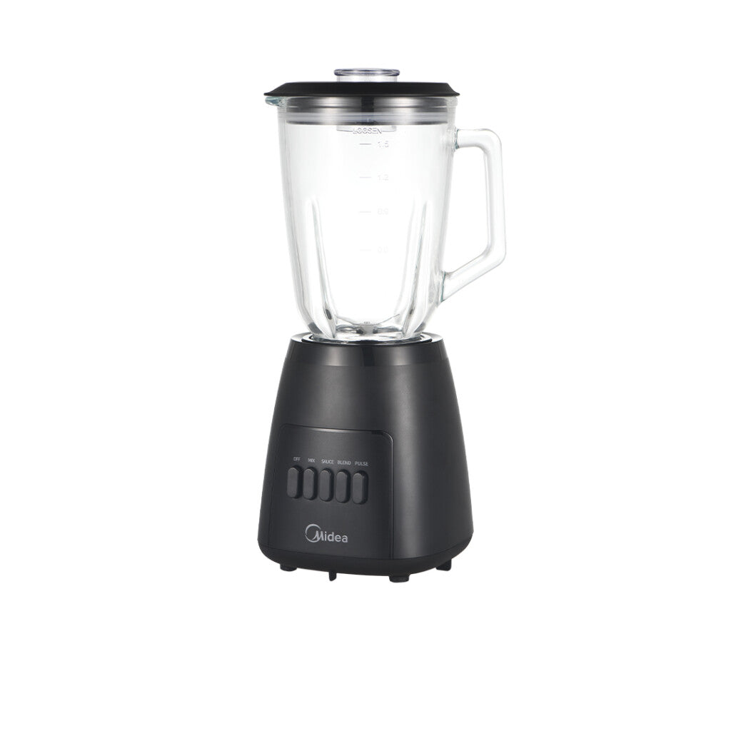 Licuadora Midea Negra 1,5L Jarra de vidrio MJ-BL6014W