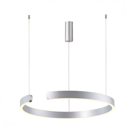 Luminaria de susp. Led circular con corte, 40W Dimerizable, 60cm
