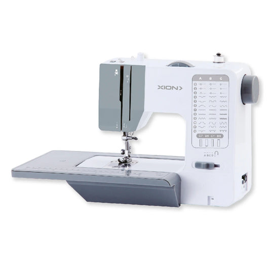 máquina de coser con 38 patrones de puntadas