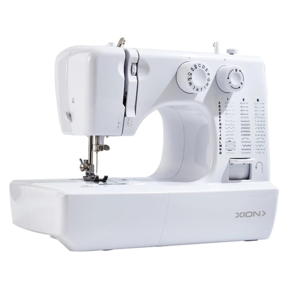 máquina de coser con 45 patrones de puntadas