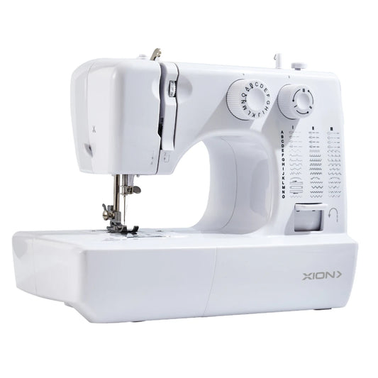 máquina de coser con 45 patrones de puntadas
