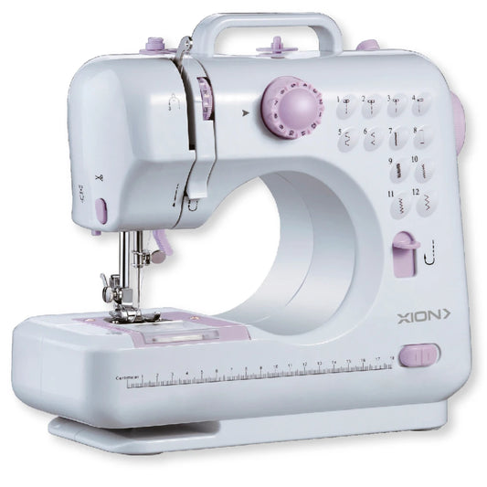 máquina de coser xion con 12 patrones de puntadas