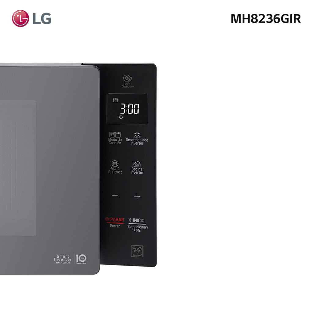 Microondas inverter con grill 42L LG MH8236GIR