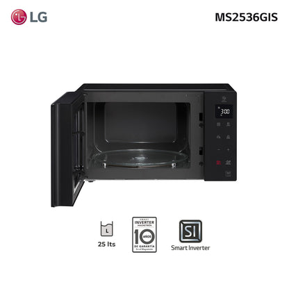 Microondas inverter NeoChef 25L LG MS2536GIS