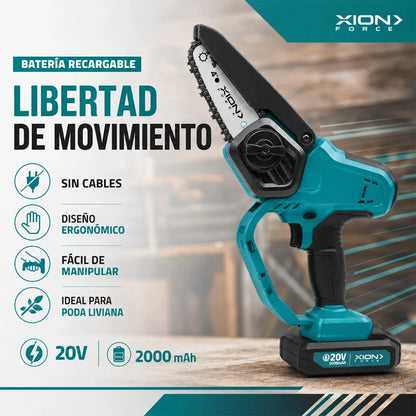 motosierra mini inalámbrica xion
