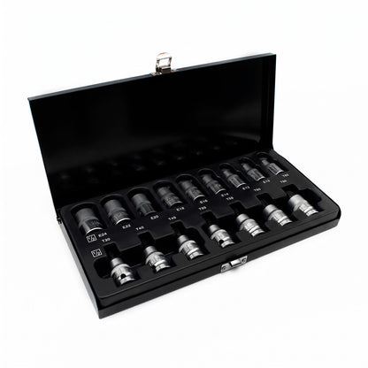 JUEGO DE DADO Y PUNTA TORX 1/2” 16PZ UYUS TUP016