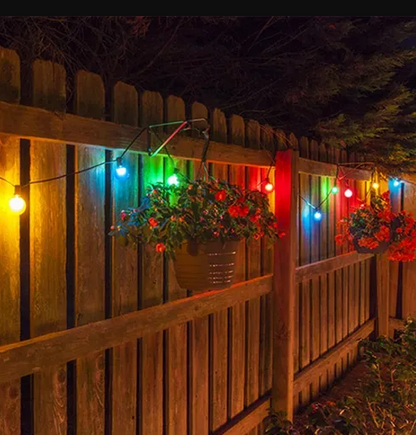 Guía luces multicolor 7.5 m x 25 unidades