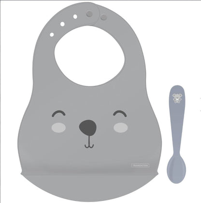 Kit babero y cuchara Tramontina le petit 2 pcs
