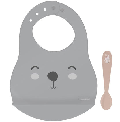 Kit babero y cuchara Tramontina le petit 2 pcs
