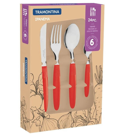 Set cubiertos Tramontina ipanema x 24 pcs