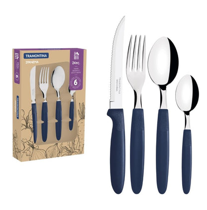 Set cubiertos Tramontina ipanema x 24 pcs